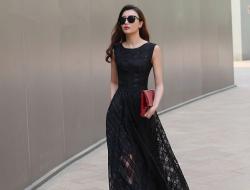 Maxi length: what shoes to wear with